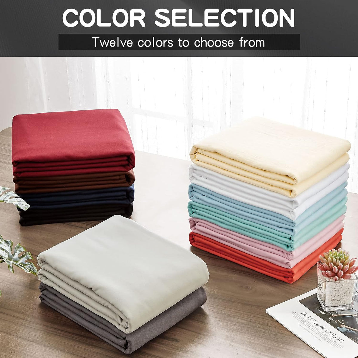 FreshCulture King Flat Sheets Only 2 Pack - Hotel Quality Flat Bed Sheets - Brushed Microfiber - Ultra Soft & Breathable - Wrinkle-Free - Easy Care - Flat Sheets Only King Size (Dark Grey)