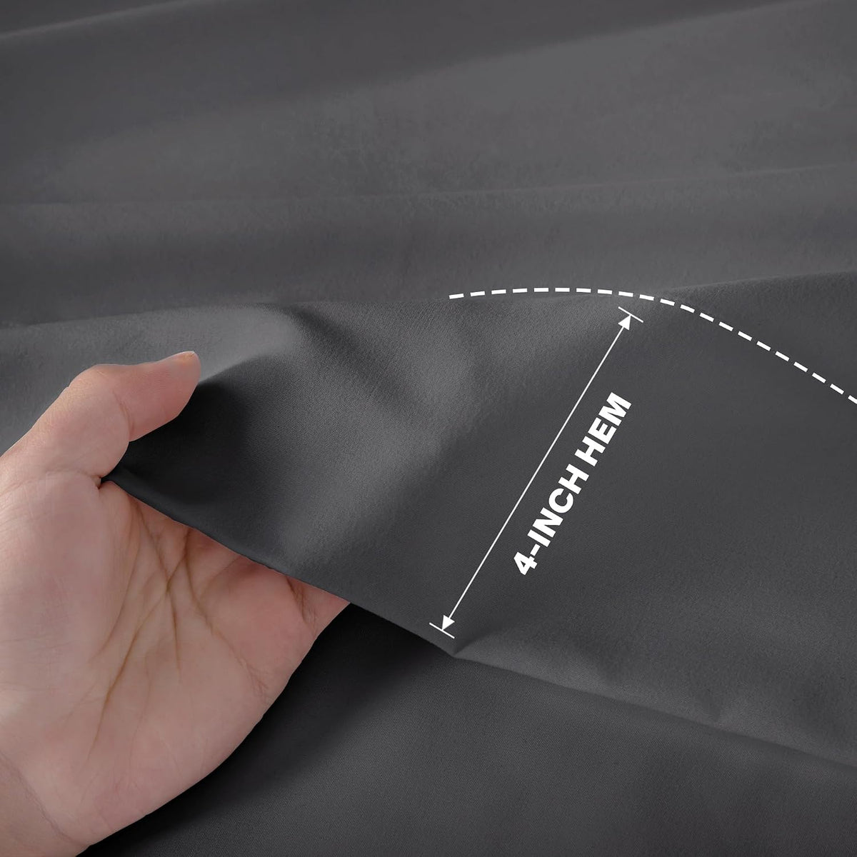 Lavisun Twin Flat Sheets Only, 6 Pack Soft Brushed Microfiber Bedding Sheets for Hotel, Massage, Hospital, Home, Dorm, Bulk Top Flat Sheets Only Twin Size (Grey)