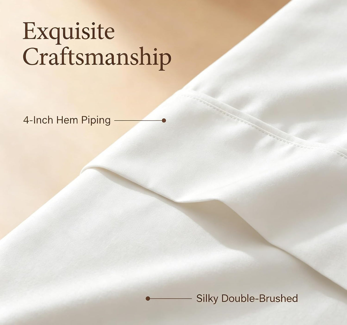 Flat Sheets 2 Pack - Hotel Quality Flat Bed Sheets - Brushed Microfiber - Ultra Soft & Breathable - Wrinkle-Free - Easy Care - Flat Sheets Only (White, Twin-2Pack)