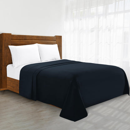Luxury Flat Sheet on Amazon Elegant Comfort Wrinkle-Free 1500 Premier Hotel Quality 1-Piece Flat Sheet, Queen Size, White