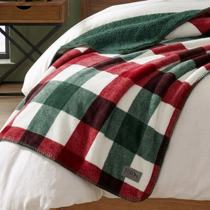 Eddie Bauer - Soft Reversible Throw Blanket for Bed & Couch, 50 x 70