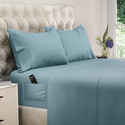 DREAMCARE King Size Sheets Set - King - Extra Deep - Gray