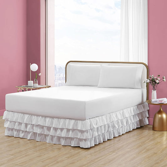 Betsey Johnson - Queen Size Ruffled Bed Skirt with 15 -Inch Drop