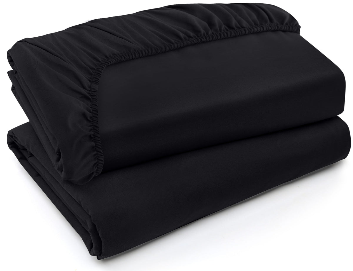 Pack of 6 Twin Fitted Sheet, Fits Up to 15 Inch Deep Pocket, White