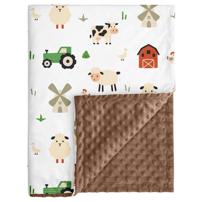 Fleece Baby Blankets for Girls & Boys, Infant Toddler Blanket