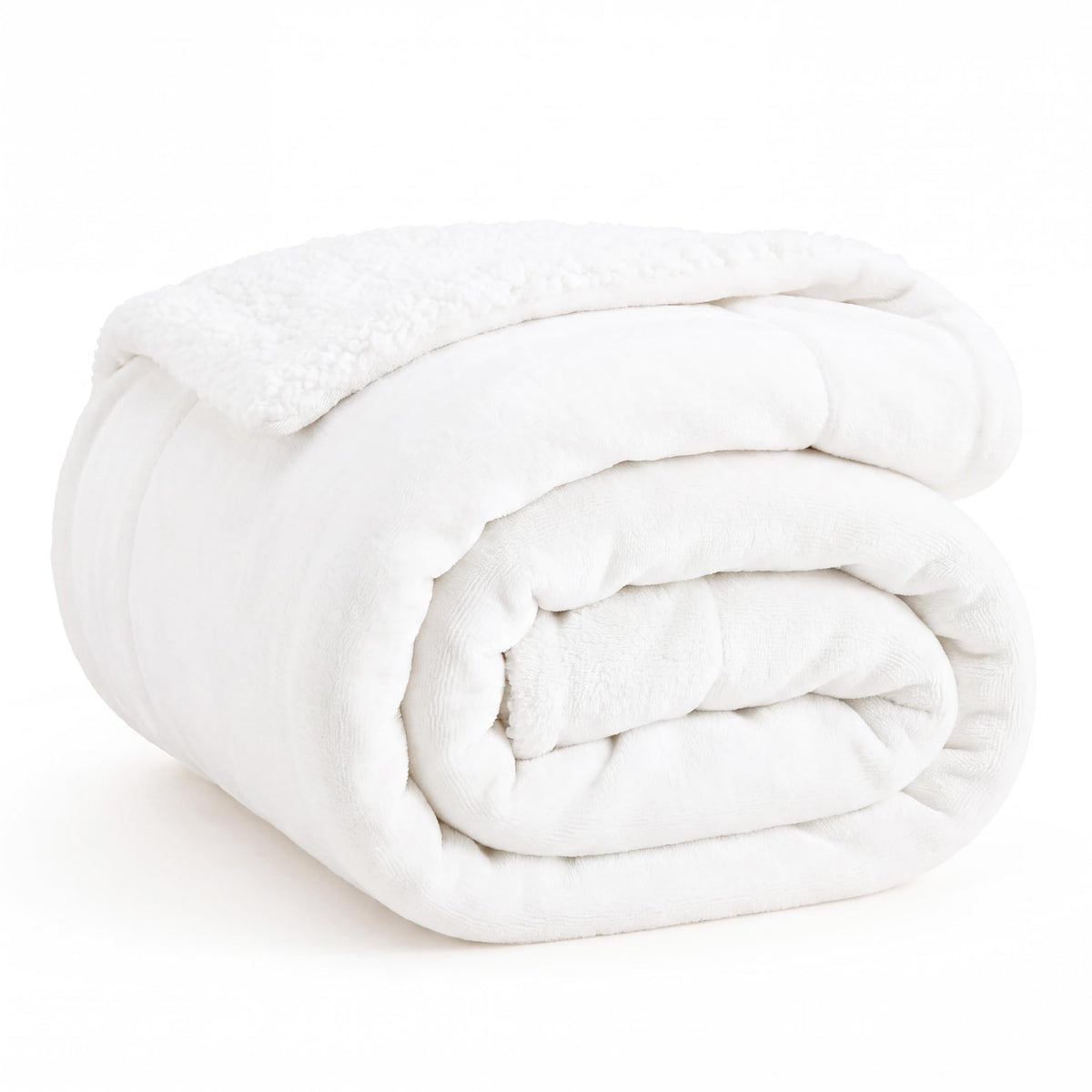 Bedsure GentleSoft Sherpa Fleece Queen Blankets for Bed, Non-Heated, Thick and Warm Throw for Women and Men, Soft Fuzzy Plush Comfort Queen Blanket for Winter, Grey, 90x90 Inches