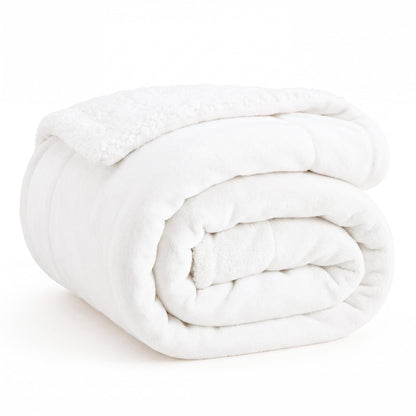 Bedsure GentleSoft Sherpa Fleece Queen Blankets for Bed, Non-Heated, Thick and Warm Throw for Women and Men, Soft Fuzzy Plush Comfort Queen Blanket for Winter, Grey, 90x90 Inches
