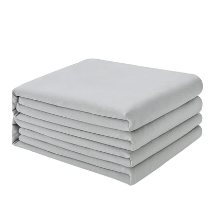 FreshCulture King Flat Sheets Only 2 Pack - Hotel Quality Flat Bed Sheets - Brushed Microfiber - Ultra Soft & Breathable - Wrinkle-Free - Easy Care - Flat Sheets Only King Size (Dark Grey)