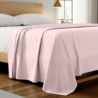 Mellanni King Size Flat Sheet - Iconic Collection Bedding