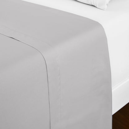 Mellanni King Size Flat Sheet - Iconic Collection Bedding