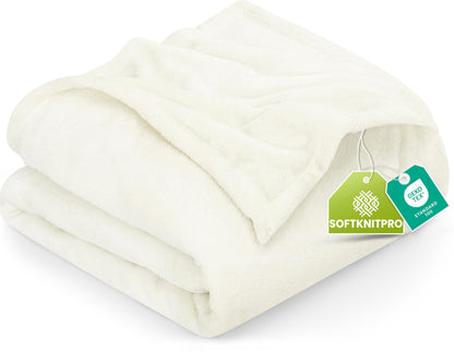 Utopia Bedding Ultra Soft Fleece Bed Blanket Twin Size Grey (60x80 Inches)