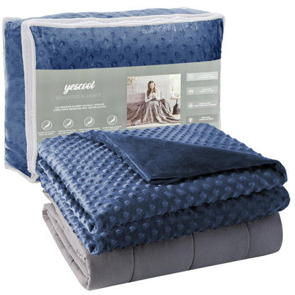 yescool Weighted Blanket for Adults 20lbs Queen Size, 60" x 80", Grey