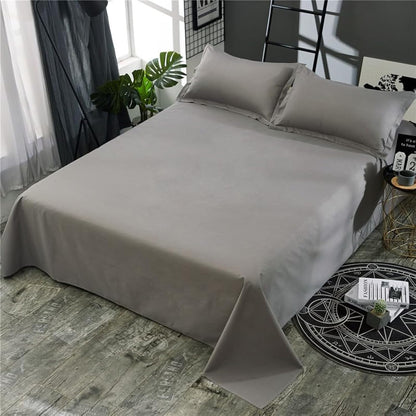 WenBags Waterproof Bed Sheet Flat Sheets Lightweight,70*90 Inches Queen Size Mattress Furniture Protector Cover for Bed Couch, Pet Hair Resistant Cover Ideal for Dogs Cats Hotels and Hospitals (Gray)