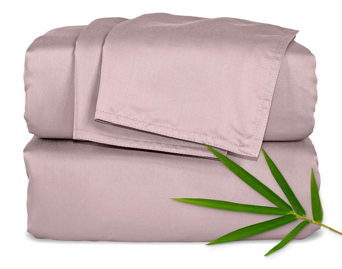 King Sheets by Pure Bamboo, Genuine 100% Organic Viscose Derived from Bamboo Bed Sheet Set, Soft & Cooling, Double Stitching, 2 Year Quality Promise (King, White)