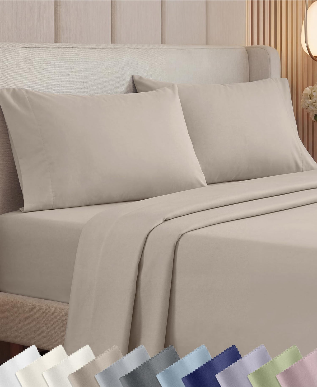 California Design Den Luxury 1000 Thread Count King Size Sheets Set