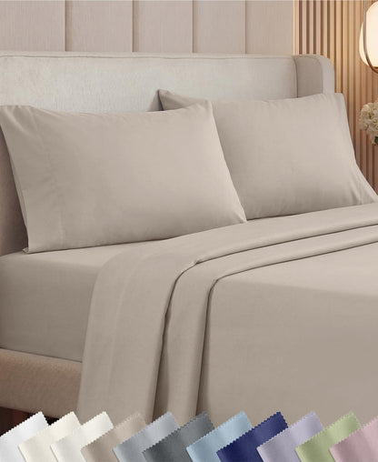 California Design Den Luxury 1000 Thread Count King Size Sheets Set