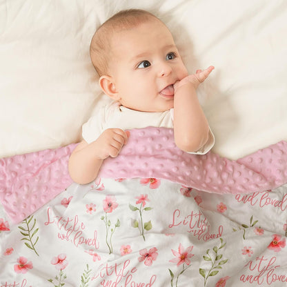 Fleece Baby Blankets for Girls & Boys, Infant Toddler Blanket