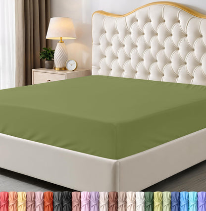 Pack of 6 Twin Fitted Sheet, Fits Up to 15 Inch Deep Pocket, White