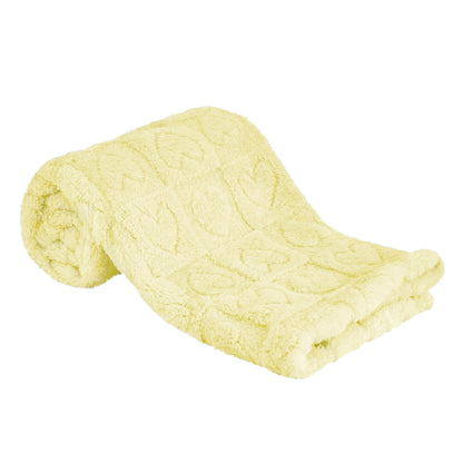 Yurhap Heart Baby Blanket, Love Plush Fleece Baby Blankets for Girls Boys