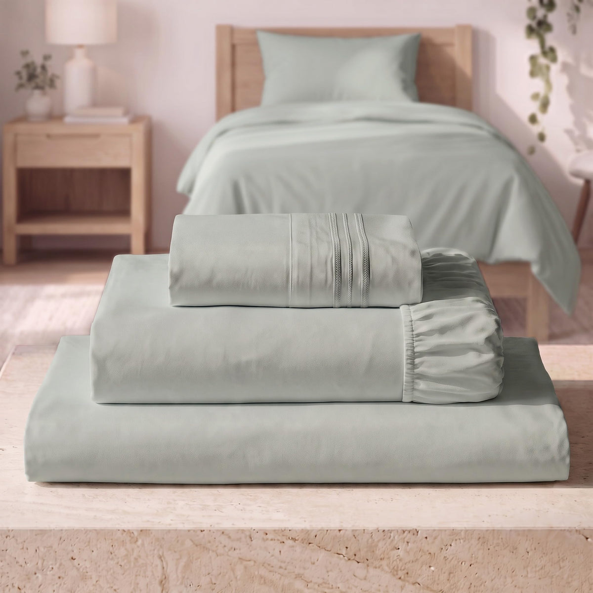 Mellanni Iconic 4-Piece, Ultra Soft Sheet Set (Queen, White)