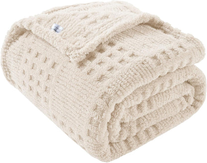 Rust Throw Blanket - Soft & Fluffy Fleece, Cute & Aesthetic, Perfect for Sofa, Couch, Chair, Bed, Living Room & Bedroom, All-Season Use, Plush & Cozy Decorative Blanket