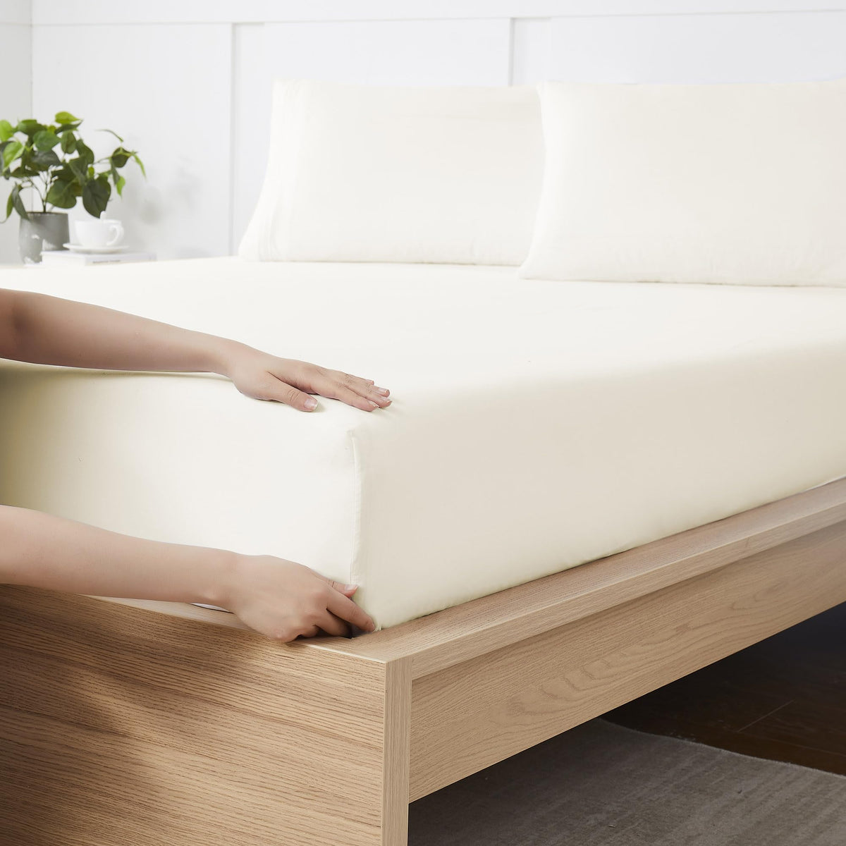 King Size Flat Sheet Only - Ultra Soft & Breathable Brushed Microfiber Top Sheet Only for King Size Beds, Denim Blue