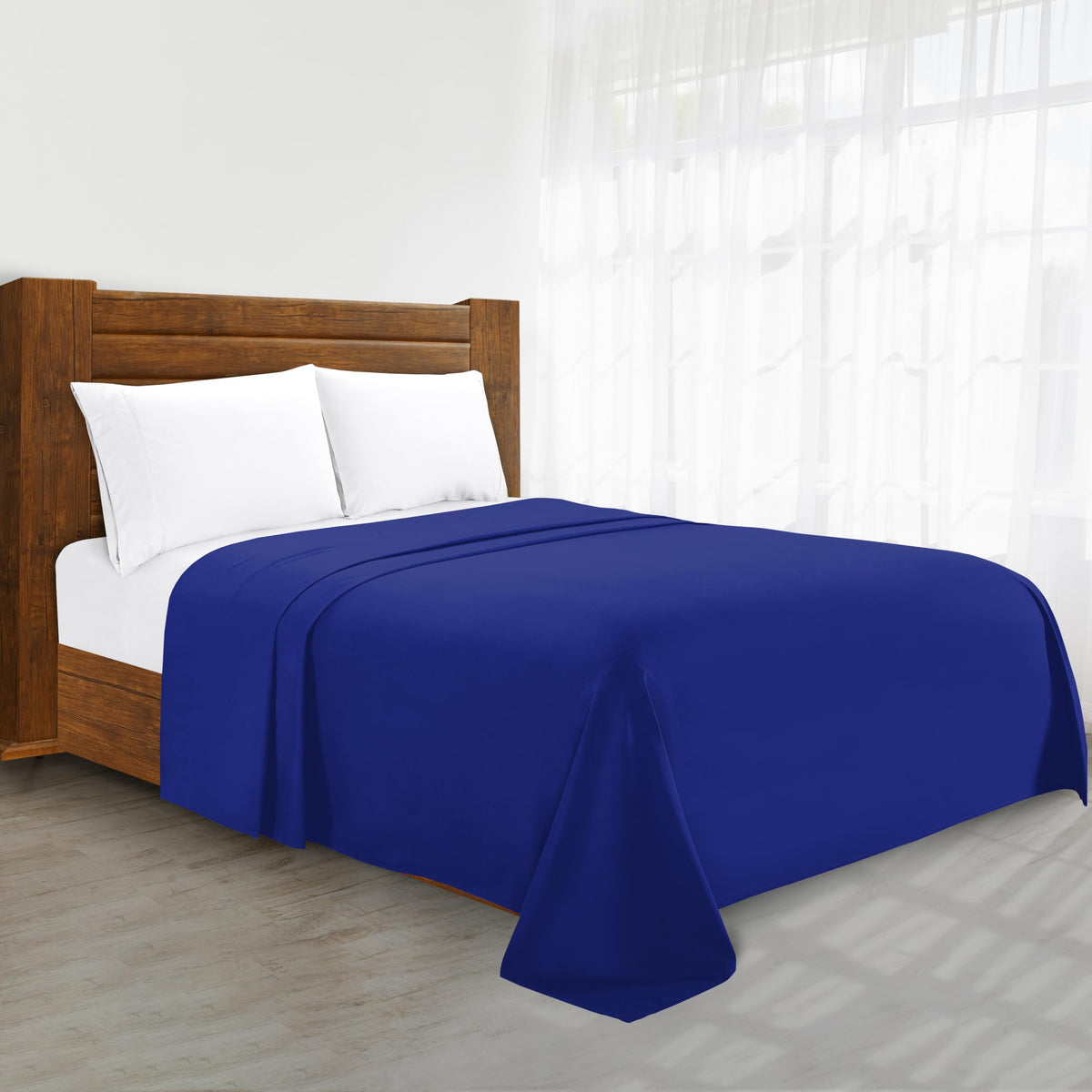 Luxury Flat Sheet on Amazon Elegant Comfort Wrinkle-Free 1500 Premier Hotel Quality 1-Piece Flat Sheet, Queen Size, White