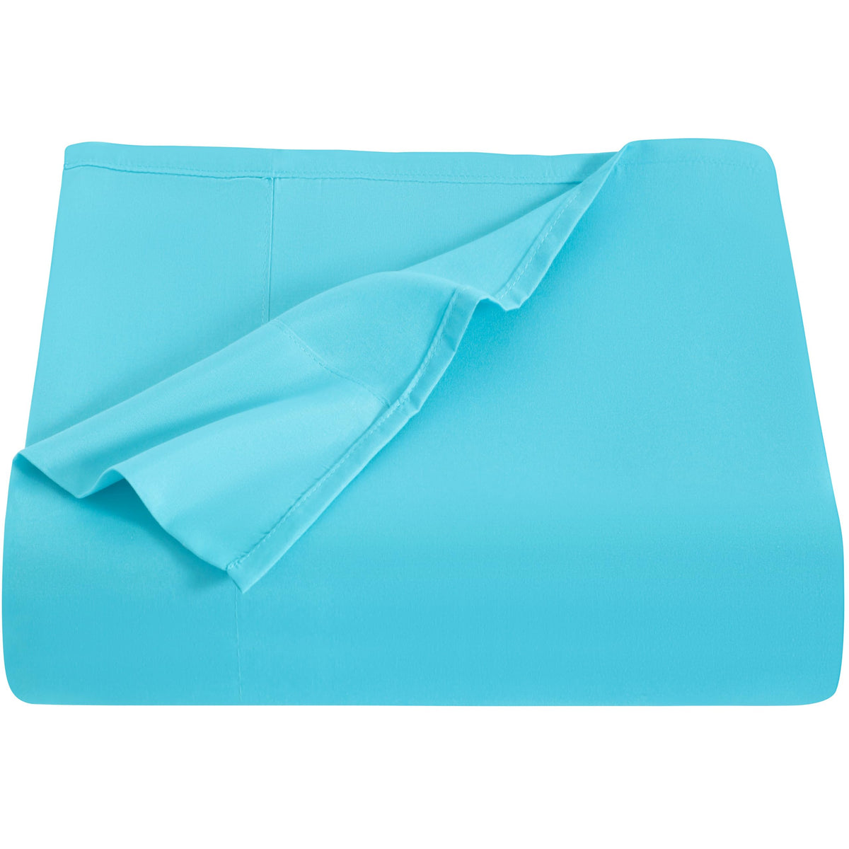 NTBAY Queen Microfiber Flat Sheet, 90 x 102, Black