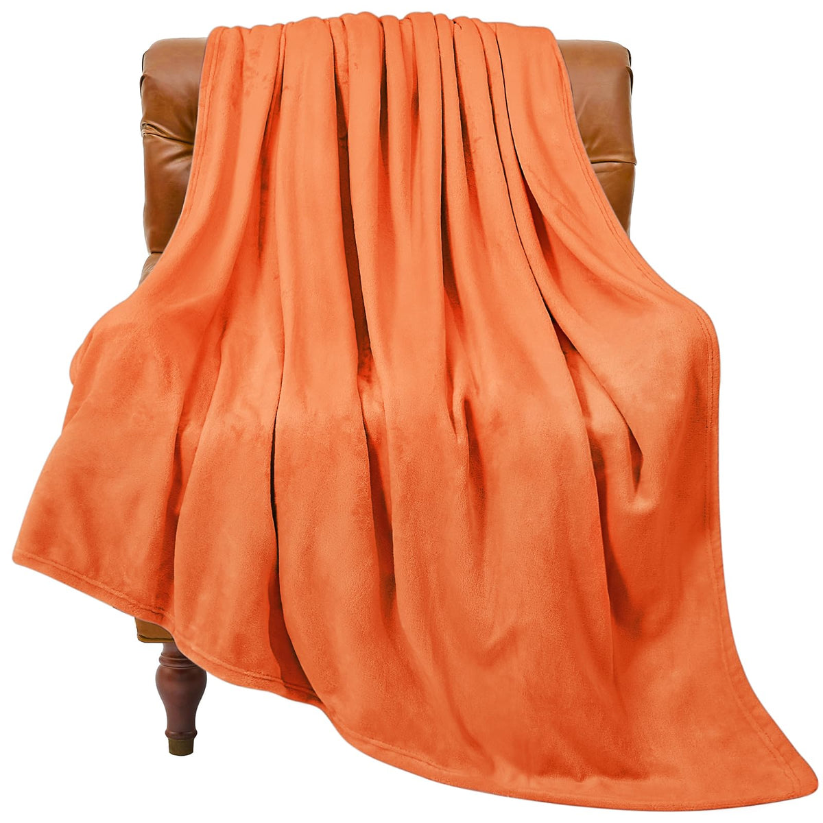 BEDELITE Fleece Blanket Soft Plush Throw for Couch Black 50"x60"