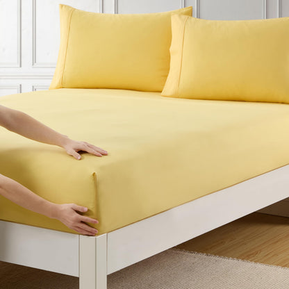 King Size Flat Sheet Only - Ultra Soft & Breathable Brushed Microfiber Top Sheet Only for King Size Beds, Denim Blue