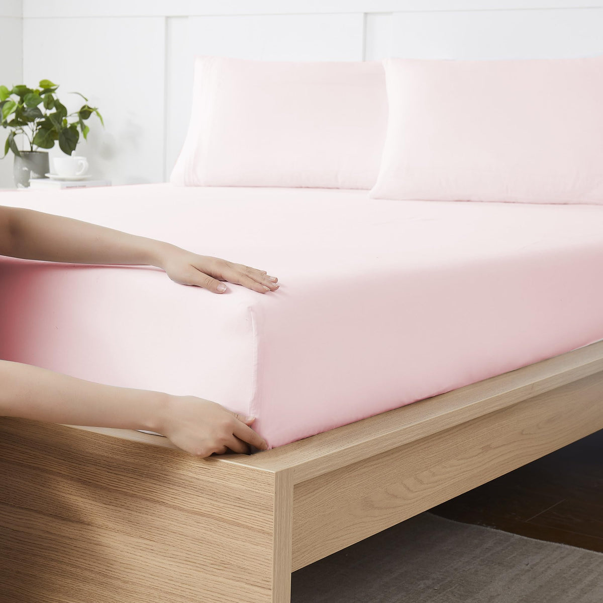King Size Flat Sheet Only - Ultra Soft & Breathable Brushed Microfiber Top Sheet Only for King Size Beds, Denim Blue