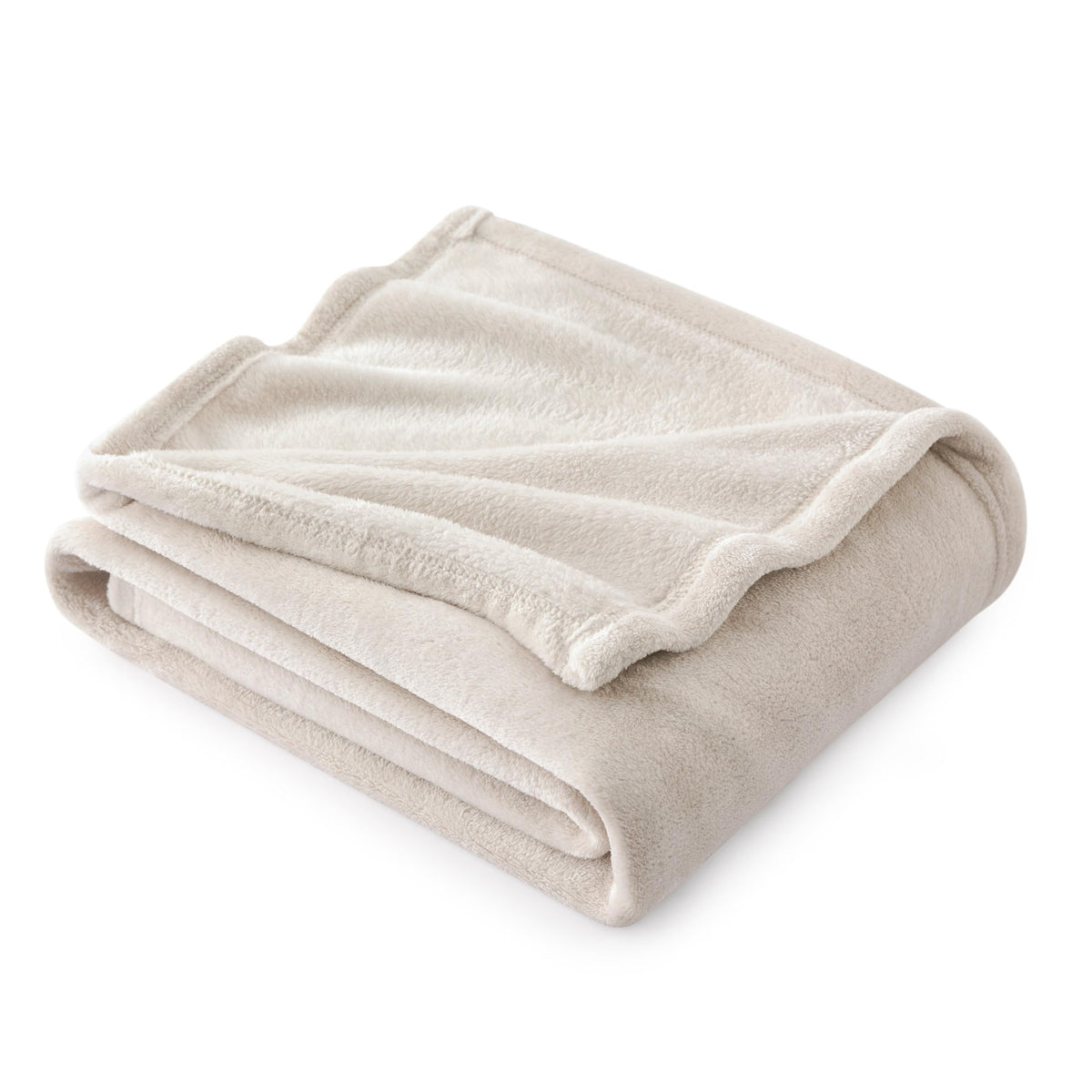 Bedsure GentleSoft Fleece Bed Blankets Queen Size Grey - Soft Cozy Warm Fall Throw Blanket Halloween Decorations Lightweight Anti-Static, Room Home Decor Gifts for Husband and Men, 90x90 inches