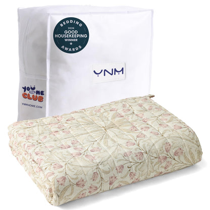 YnM 15lbs Weighted Blanket for Adults, 48x72 Inches, Dark Grey