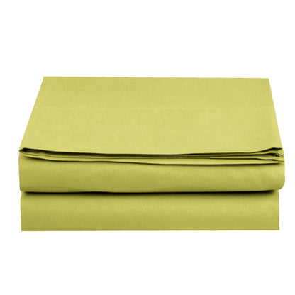 Elegant Comfort Premium Hotel Quality 1-Piece Flat Sheet, Luxury and Softest 1500 Premium Hotel Quality Microfiber Bedding Flat Sheet, Wrinkle-Free, Stain-Resistant, California King, Cream