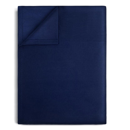 Lirex Twin Flat Sheet, Top Sheet for Bed - 1800 Microfiber, Soft & Breathable, Hotel Quality Flat Sheet, Black