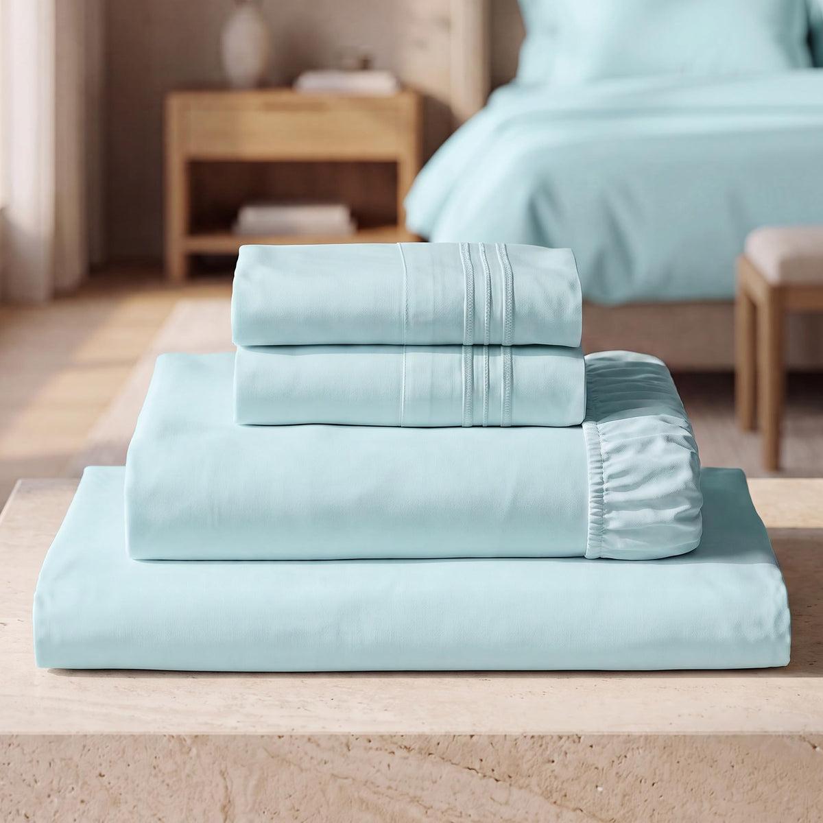 Mellanni Iconic 4-Piece, Ultra Soft Sheet Set (Queen, White)