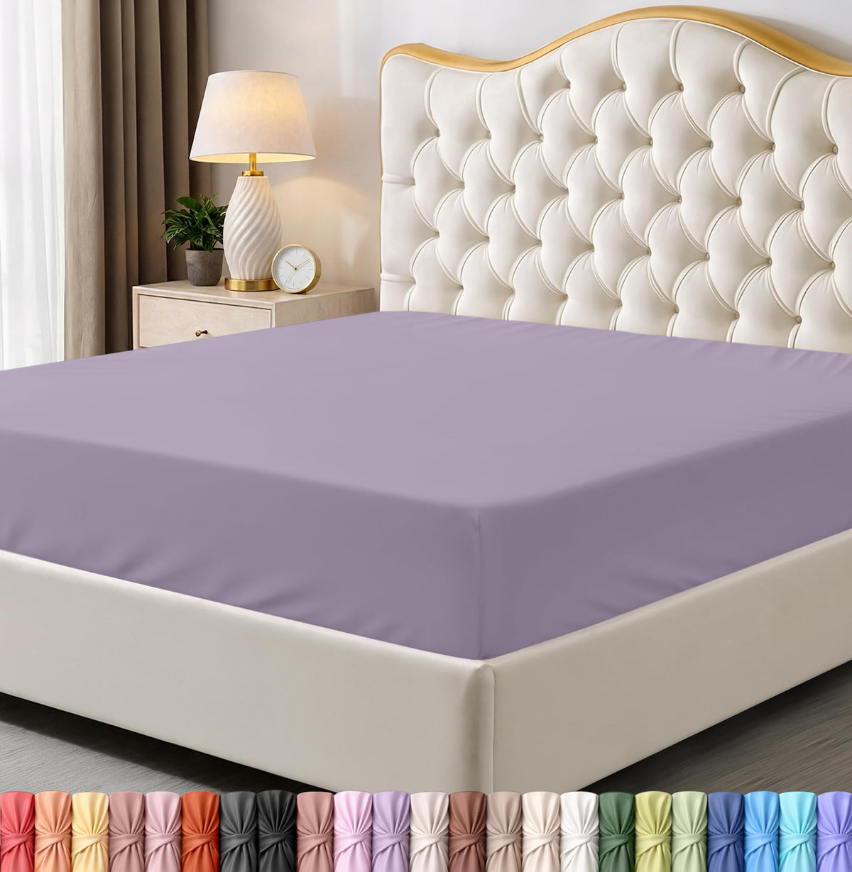 Pack of 6 Twin Fitted Sheet, Fits Up to 15 Inch Deep Pocket, White