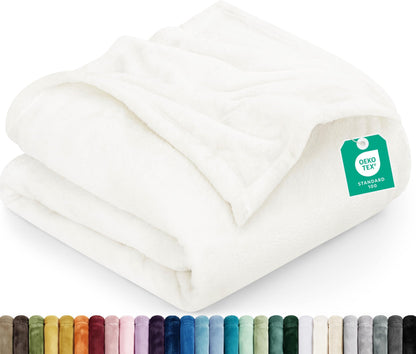 Utopia Bedding Ultra Soft Fleece Bed Blanket King Size Grey (90x102 Inches)