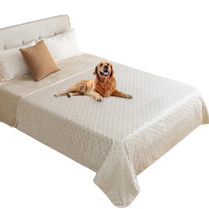 Waterproof Dog Blanket, Soft Reversible Throw for Couch & Bed Protection
