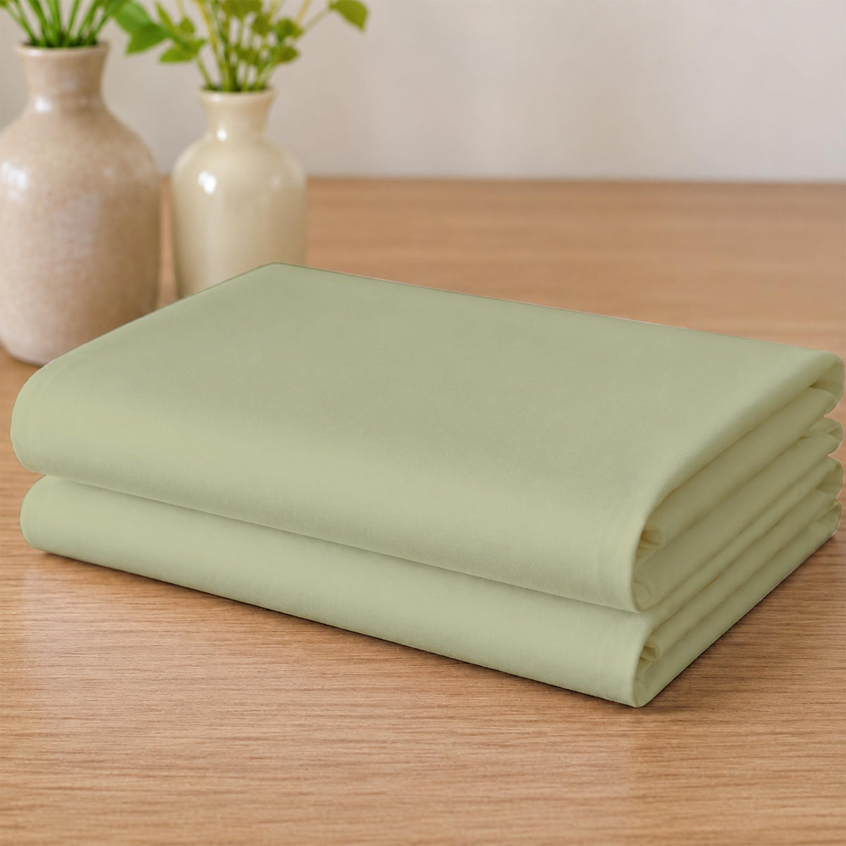 Mattress-Homes Flat Sheets Only Queen Size 100% Cotton Top Sheet 1PC Cool & Breathable Luxury Hotel Quality Flat Sheet Only, Bed Sheets White Solid