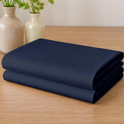 Mattress-Homes Flat Sheets Only Queen Size 100% Cotton Top Sheet 1PC Cool & Breathable Luxury Hotel Quality Flat Sheet Only, Bed Sheets White Solid