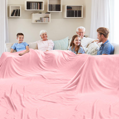 Edenleaf Oversized Blanket 120x120 Inches, Giant Huge Companion for Bed, Sofa,Travel and Camping, Extra Large Big Soft Blanket Fits the Whole Family and Outdoors, Dark Grey 10'x10'