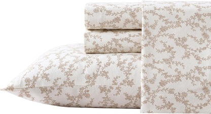 Laura Ashley - Queen Sheet Set with Fitted Sheet & Pillowcases