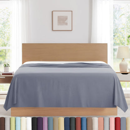 XL Oversized King Flat Sheet Only 132x110 California King Flat Sheet White