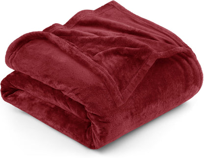 Utopia Bedding Ultra Soft Fleece Bed Blanket King Size Grey (90x102 Inches)