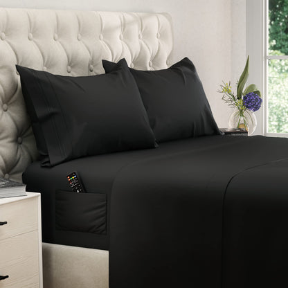 DREAMCARE King Size Sheets Set - King - Extra Deep - Gray