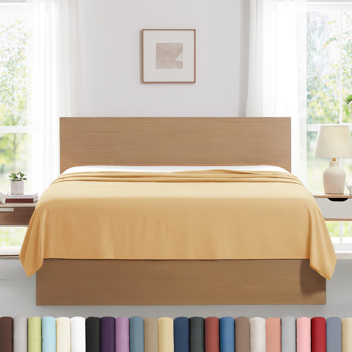 XL Oversized King Flat Sheet Only 132x110 California King Flat Sheet White