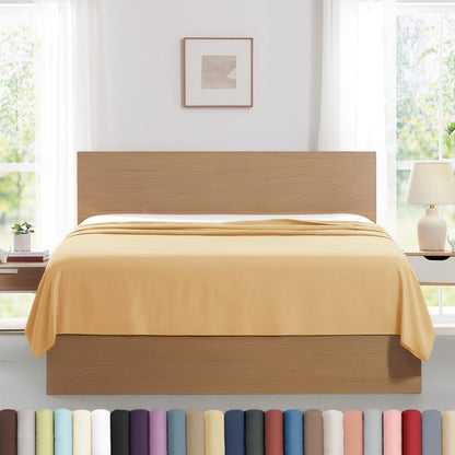XL Oversized King Flat Sheet Only 132x110 California King Flat Sheet White