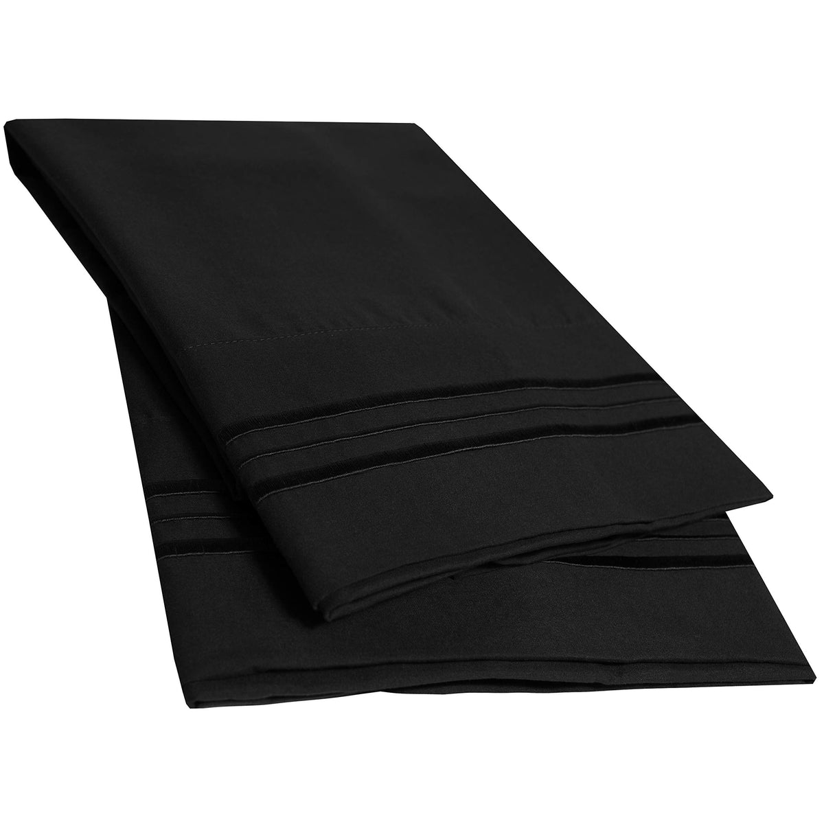 King Size Flat Sheet Only - Ultra Soft & Breathable Brushed Microfiber Top Sheet Only for King Size Beds, Denim Blue