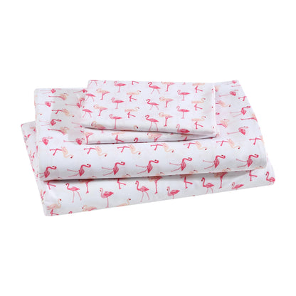 Printed Soft Microfiber Full 4-Piece Sheet Set, Zara Leopard